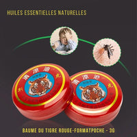 Baume du Tigre - Format de Poche - lutte contre mal de tete, douleur, piqures insectes